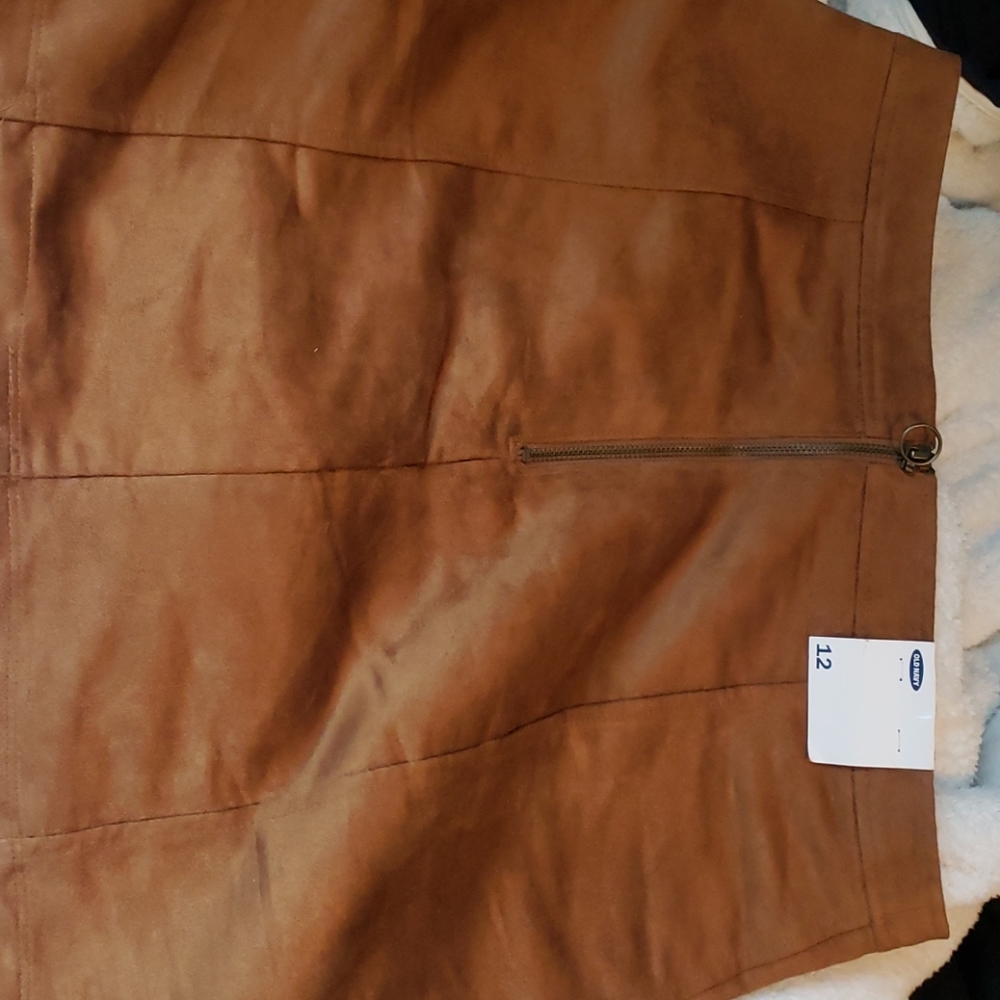 Suede skirt old navy skirt  size 12